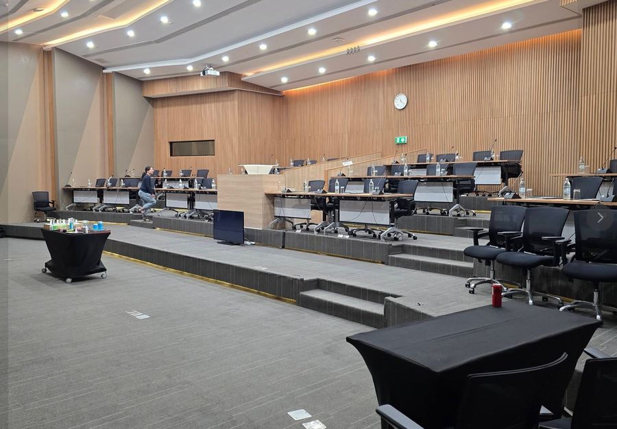 A Khon Jai Ma seminar venue, from Natt Hamon's Facebook page for her dog-training business